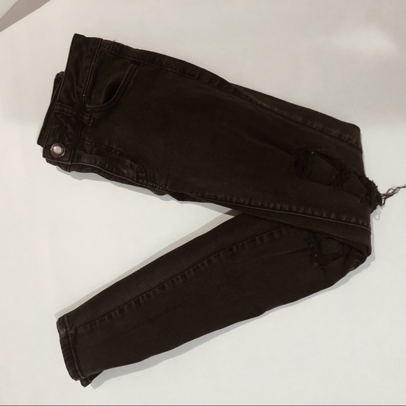 Distressed black jeans - Picture 2 of 3